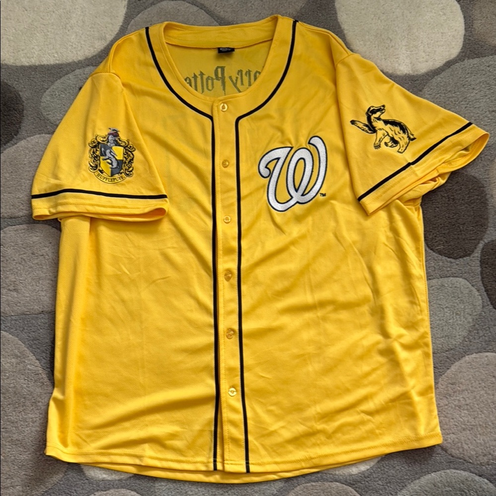 Washington Nationals Harry Potter Hufflepuff Sports Hersey